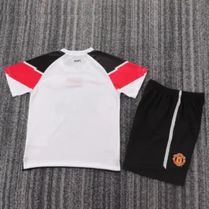 2011 2012 retro kids manchester united away champions league football shirt 2