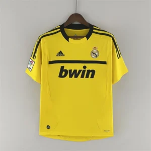 2011 2012 retro real madrid goalkeeper yellow football shirt 1
