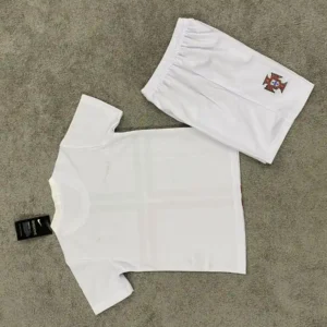 2012 retro kids portugal away football shirt 2