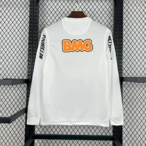 2012 retro long sleeve santos home soccer jersey 2