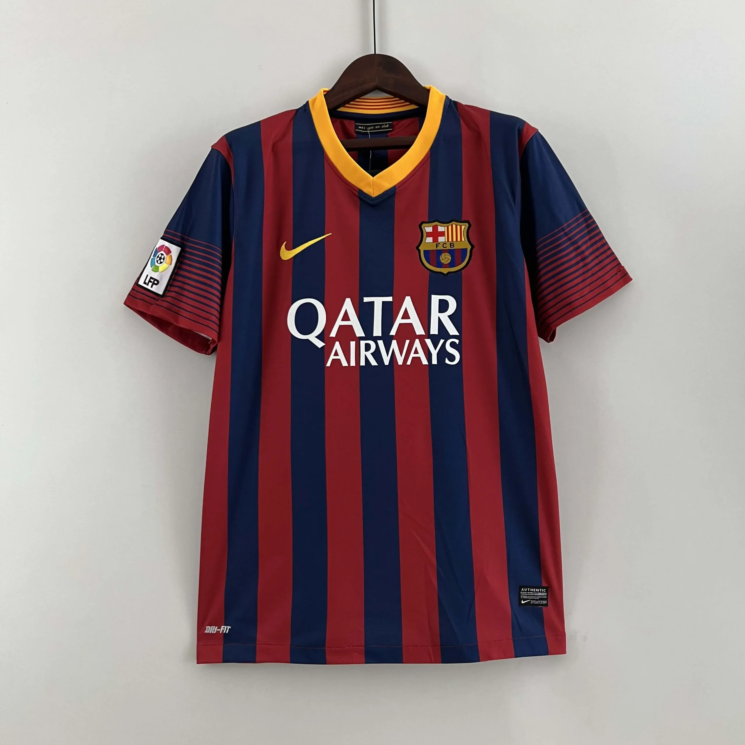 2013 2014 retro barcelona home football shirt 1