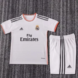 2013 2014 retro kids real madrid home football shirt 1
