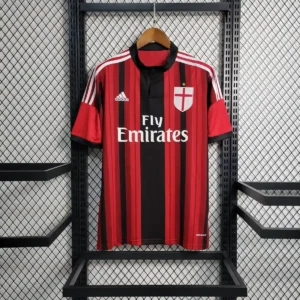 2014 2015 retro ac milan home football shirt 1