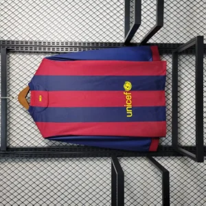 2014 2015 retro long sleeve barcelona football shirt home 2
