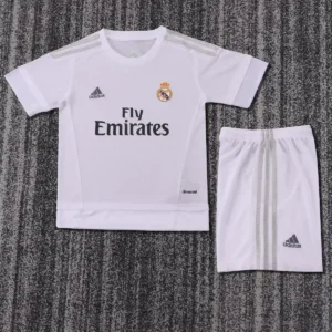 2015 2016 retro kids real madrid home football shirt 1
