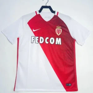 2016 2017 as monaco home league football shirt version red and white 1