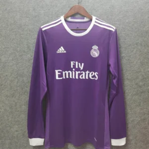 2016 2017 retro long sleeve real madrid away 1