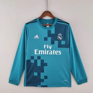2017 2018 retro long sleeve real madrid third away 1