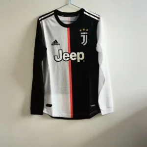 2019 2020 retro long sleeve juventus home football shirt 1