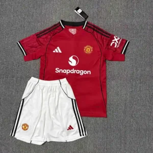 2025 2026 adult set manchester united home football shirt 1