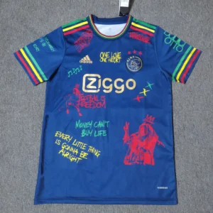 2025 2026 ajax x bob marley football shirt 1