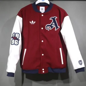 2025 2026 arsenal long zipped baseball style cotton jacket 1