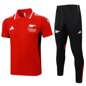 2025 2026 arsenal polo half zipper training suit jersey red 1