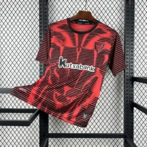 2025 2026 athletic bilbao pre match football shirt 1