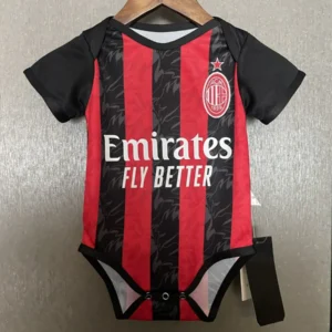2025 2026 baby crawling clothes ac milan home football shirt 1
