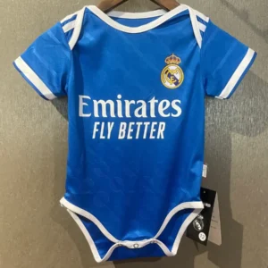 2025 2026 baby crawling clothes real madrid football shirt 1