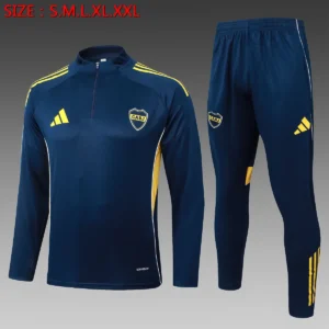 2025 2026 boca juniors half zipper training suit set 1