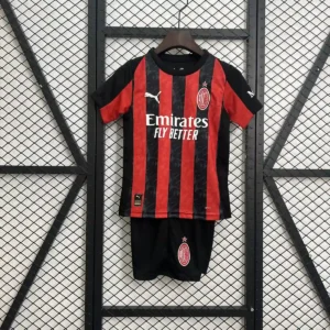 2025 2026 kids ac milan home soccer jersey 1
