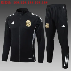 2025 2026 kids kit argentina long zipped jacket football shirt 1