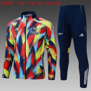 2025 2026 kids kit arsenal long zipped jacket football shirt 1