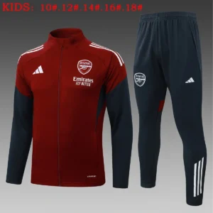 2025 2026 kids kit arsenal long zipped jacket training suit set 1