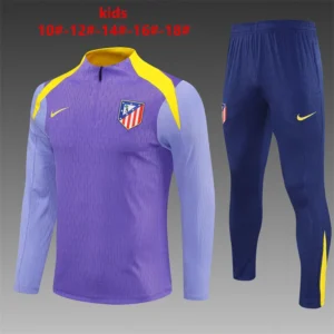 2025 2026 kids kit atletico madrid purple training suit football shirt 1