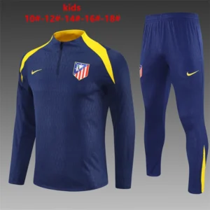 2025 2026 kids kit atletico madrid royal blue training suit football shirt 1