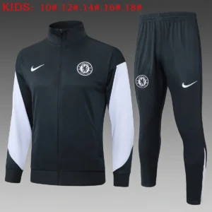 2025 2026 kids kit chelsea long zipped jacket football shirt 1