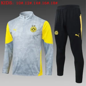 2025 2026 kids kit dortmund half zipper training suit football shirt 1