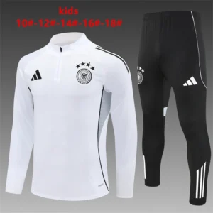 2025 2026 kids kit german white training suit football shirt 1