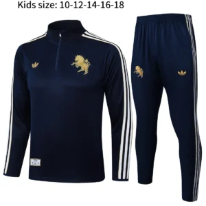 2025 2026 kids kit juventus half zipper training suit set 1