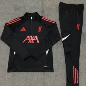 2025 2026 kids kit liverpool black training suit football shirt 2