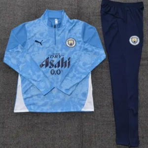 2025 2026 kids kit manchester city light blue training suit football shirt 2