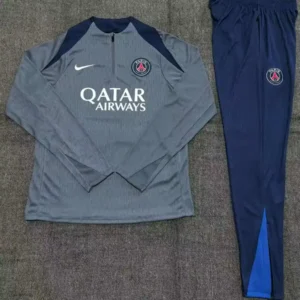 2025 2026 kids kit paris saint germain grey training suit football shirt 2