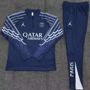2025 2026 kids kit paris saint germain royal blue training suit football shirt 2