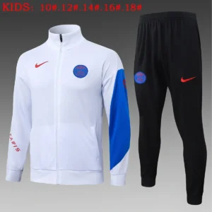 2025 2026 kids kit psg long zipper jacket training suit football shirt 1
