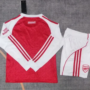 2025 2026 kids long sleeve arsenal home football shirt 2