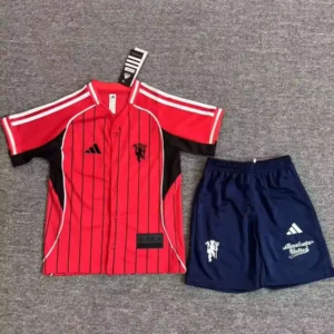 2025 2026 kids manchester united baseball uniform football shirt 1