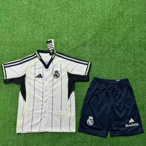 2025 2026 kids real madrid baseball uniform football shirt 1