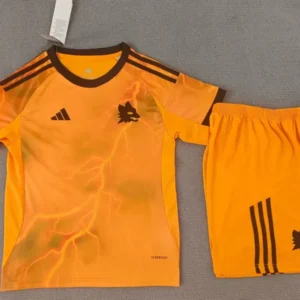 2025 2026 kids roma away soccer jersey 1