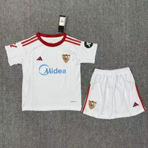 2025 2026 kids sevilla home football shirt 1