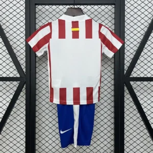 2025 2026 kids size atletico madrid home soccer jersey 2