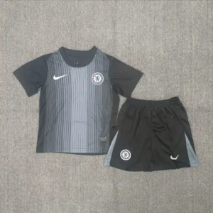 2025 2026 kids size chelsea black goalkeeper football jersey 1