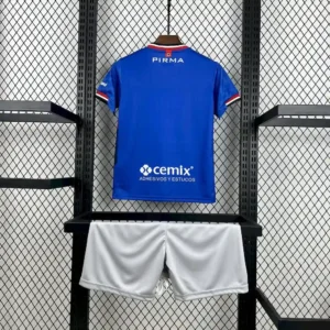 2025 2026 kids size cruz azul home football shirt 2