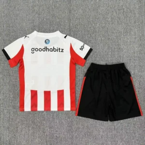 2025 2026 kids size eindhoven home football shirt 2