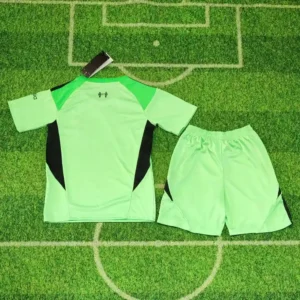 2025 2026 kids size liverpool green goalkeeper soccer jersey 2