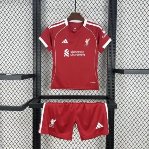 2025 2026 kids size liverpool home soccer jersey 1
