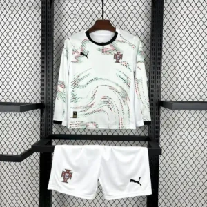 2025 2026 kids size long sleeve portugal away football shirt 1