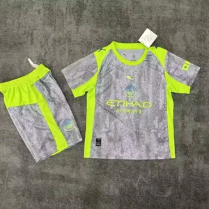 2025 2026 kids size manchester city second away football shirt 1