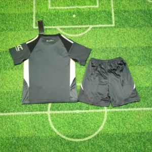 2025 2026 kids size manchester united black goalkeeper football shirt 2